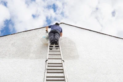 Peinture extérieure aux Aulneaux — façades et ravalement